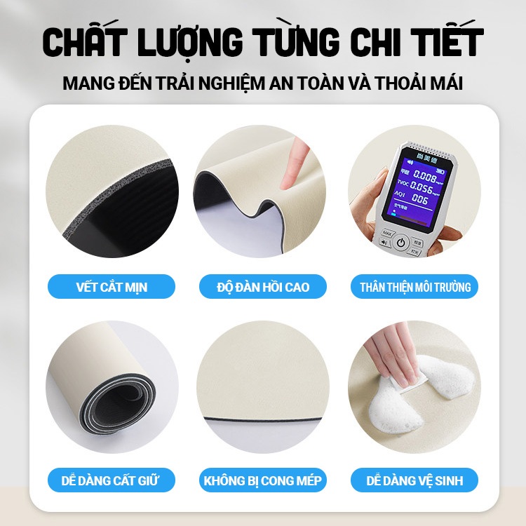 Kaleis Thảm Silicon Lau Chân Cao Cấp – Siêu Thấm Nước, Chống Trượt Đế Cao Su, An Toàn Cho Phòng Tắm & Nhà Bếp