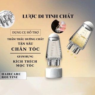 Lược Đi Tinh Chất Dưỡng Da Đầu – Dụng Cụ Dẫn Serum Thấm Sâu Chân Tóc, Giảm Rụng, Kích Thích Mọc Tóc
