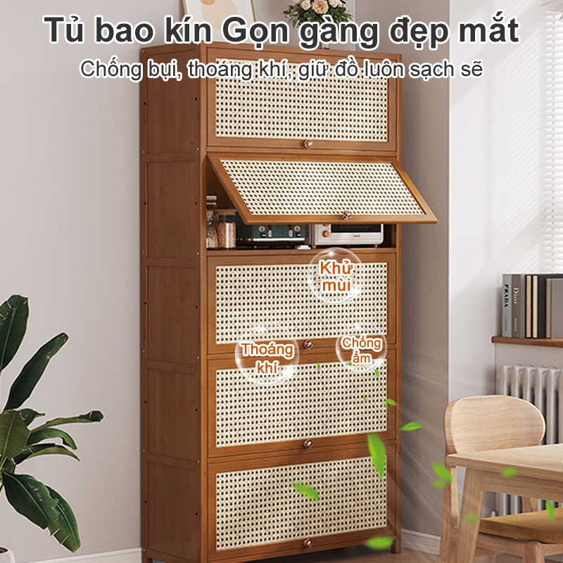 Tủ Bếp Kệ  Tủ Bếp Gỗ Đa Năng  Để Lò Vi Sóng 172cm Bảo Hành 10 Năm Phòng Khách Gỗ Tự Nhiên Có Ngăn
