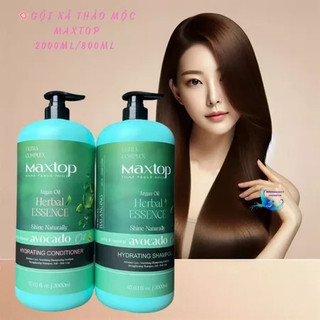 Combo Gội Xả Thảo Mộc MaX 2000ml/800ml – Giảm Gàu, Ngừa Rụng phục hồi bán TOP thị trường