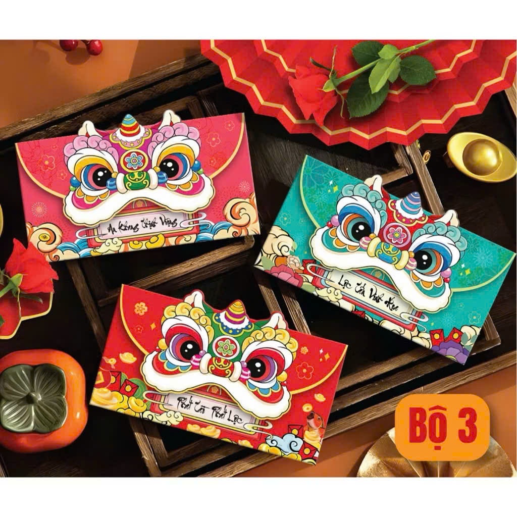 Bao Lì Xì Xuân 2026, Bao Lì Xì Mừng Tuổi Tết Bính Ngọ