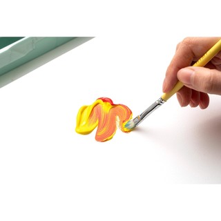 HIMI MIYA - Màu Vẽ Acrylic và Phụ Kiện 24/ 36 Màu ♥ Jelly Acrylic Set Plastic Box  ♥ Có Lẻ Xịt Bảo Quản và Khay Pha Màu