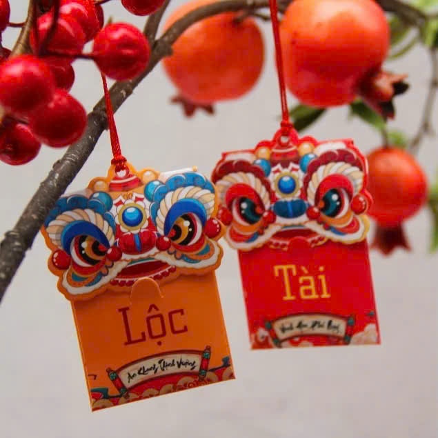Bao Lì Xì Lân, Bao Lì Xì Treo Trang Trí Nhà Cửa Tết