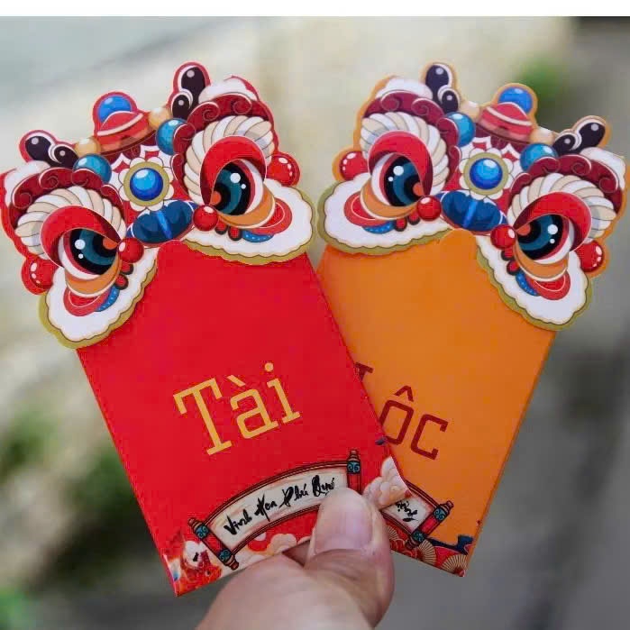 Bao Lì Xì Lân, Bao Lì Xì Treo Trang Trí Nhà Cửa Tết
