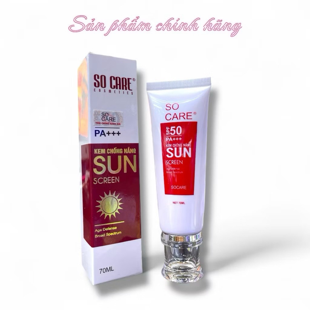 Kem Chống Nắng So Care SPF 50 PA+++ 70ml Chính Hãng Giá Tốt Nhất