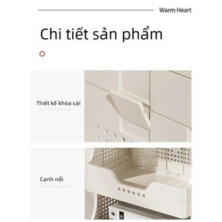 Kệ Để Tài Liệu, Sách Vở Đa Năng Bằng Nhựa – Có Bánh Xe, Tiết Kiệm Diện Tích