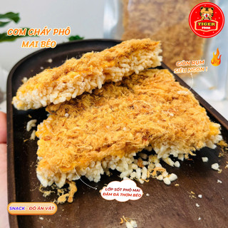 Cơm Cháy Chà Bông Phô Mai Béo TIGER FOOD Cơm Cháy Chà Bông Phủ Sốt Phô Mai Đặc Biệt Siêu Ngon - Đồ Ăn Vặt Snack