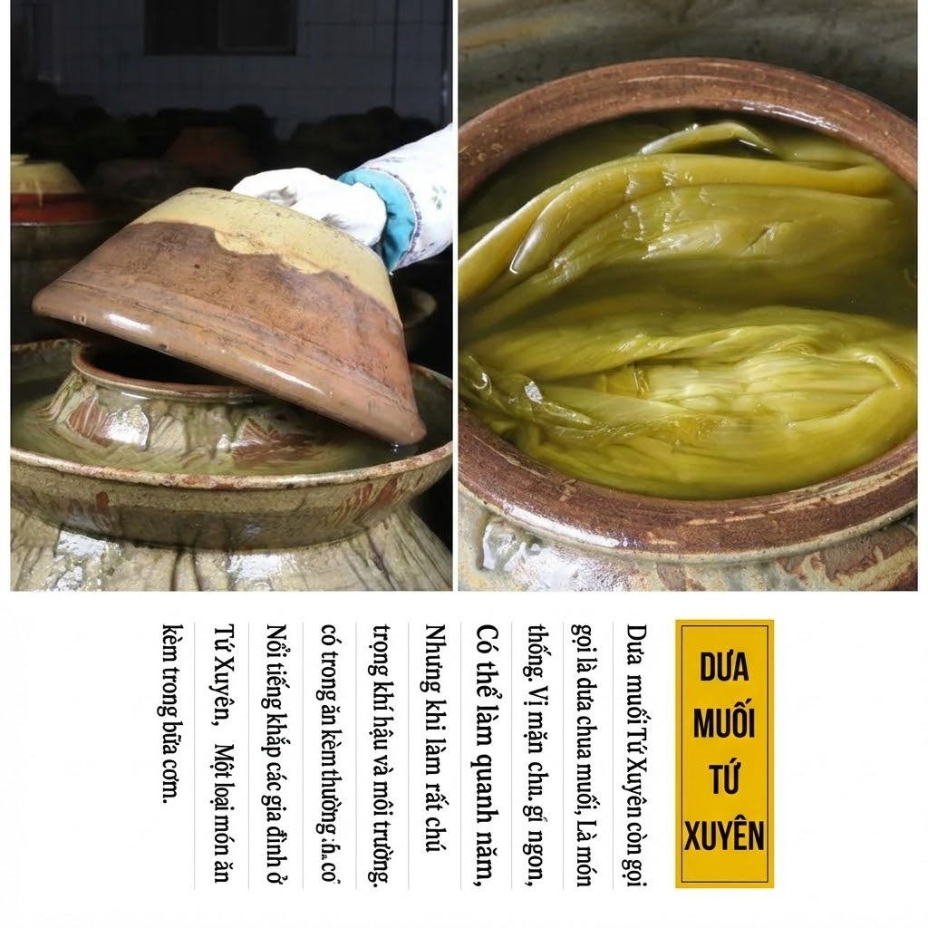 Dưa Cải Chua Kiều Đầu Qiao Tou 400g - Giòn Sần Sật Chuyên Nấu Canh Cá, Lẩu Cá Dưa Chua Tứ Xuyên Giòn Ngon Luka Food