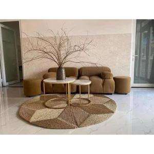 Thảm cói trải sàn đan thủ công loại 1 dùng decor trang trí homestay, quán , nhà cửa