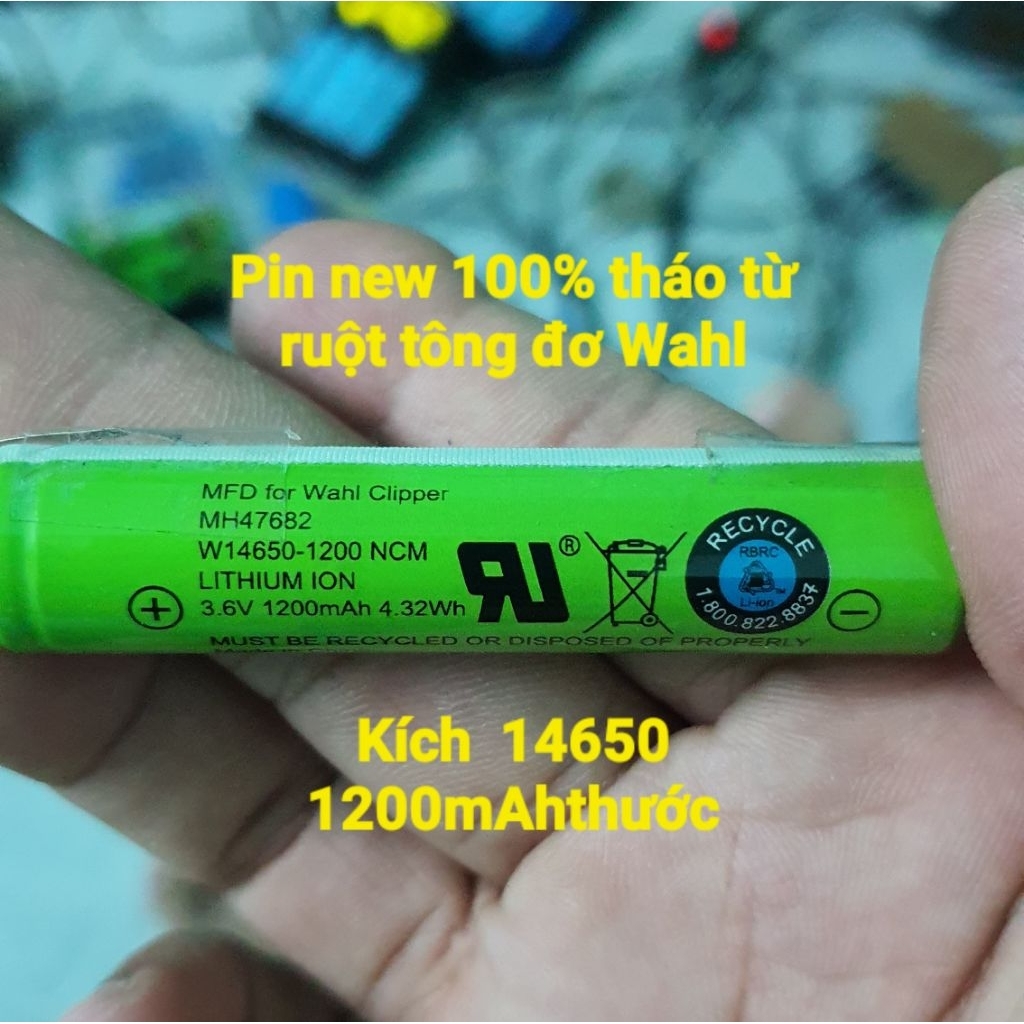 pin 14650 thay thế tông đơ wahl 3,6V lithium | Shopee Việt Nam