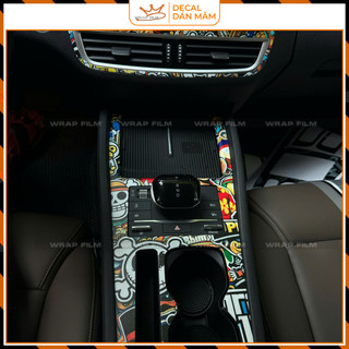 Decal dán noi thất BYD M6, decal PVC 3 lớp, decal đế PET cao cấp