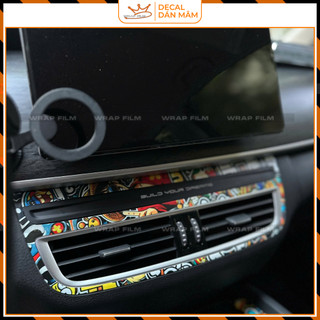 Decal dán noi thất BYD M6, decal PVC 3 lớp, decal đế PET cao cấp