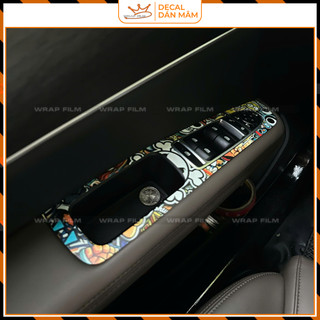 Decal dán noi thất BYD M6, decal PVC 3 lớp, decal đế PET cao cấp