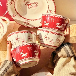 Chén ăn cơm họa tiết vòng xoay tuổi thơ
