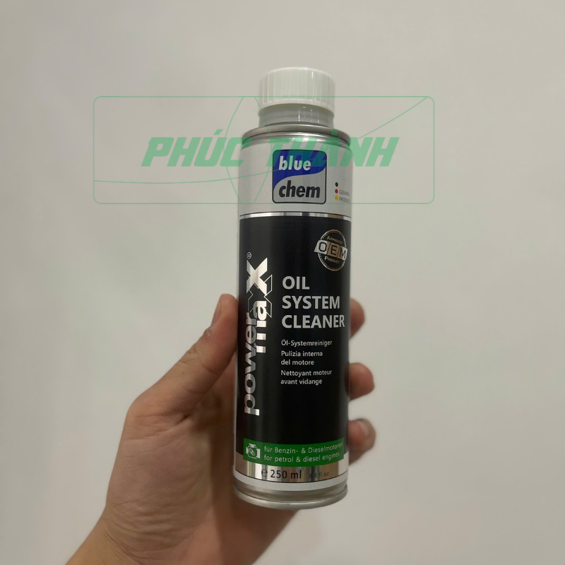 Dung Dịch Súc Rửa Động Cơ Ô Tô Xe Máy BLUECHEM OIL SYSTEM CLEANER 250ml Nhập Khẩu Đức - Chính Hãng