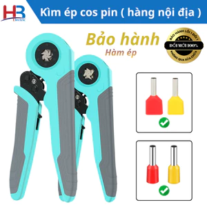 Kìm bấm cos pin, ép cos lục giác SO 10-6 SO 10-4 tự điều chỉnh, 1900 cos ống tròn cos pin pin rỗng
