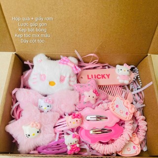 [Hộp vừa] Quà tặng sinh nhật, valentine 14/2, 8/3, 20/10 - Set quà hồng phong cách đáng yêu [S2]