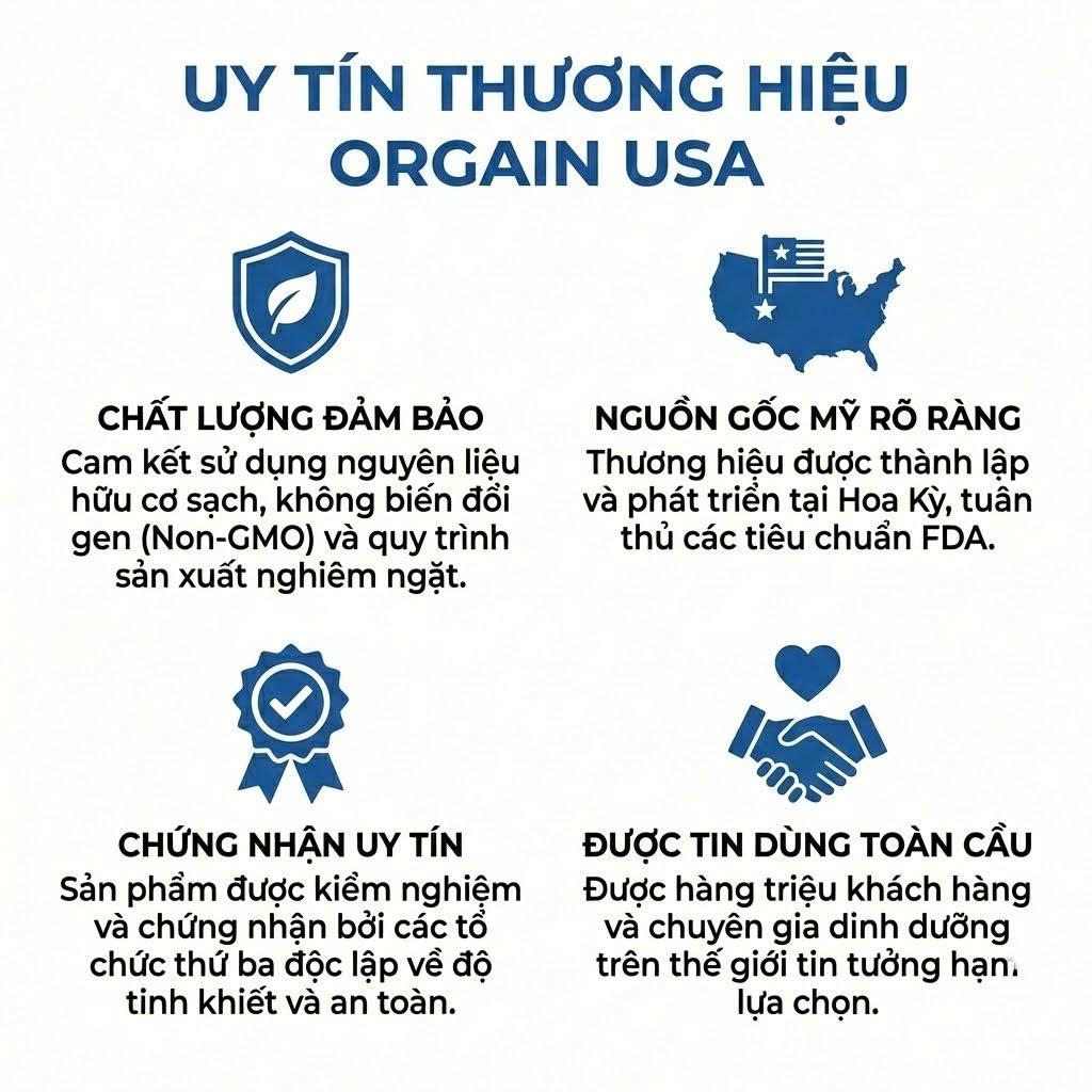 Bột Creatin Monohydrate Orgain - Bổ sung tăng cường sức khoẻ - chất lượng USA