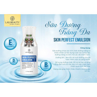 Kem sữa dưỡng truyền trắng Rong Nho Nhật Bản Las Beauty Skin Perfect Emulsion 50ml