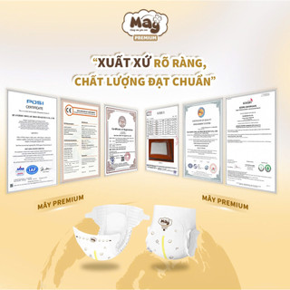 Miêng lẻ dùng thử bỉm Mây Premium siêu mềm, chống hăm ,thấm hút tốt Size S, M, L, Xl, XXl