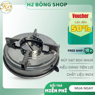 Bếp Cồn Inox Gạt Tay, Chất Liệu Inox Dày, An Toàn, Dễ Sử Dụng