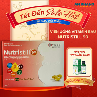 Vitamin Bầu Nutristill 90 - Bổ Sung DHA, EPA & Vitamin Cho Phụ Nữ Mang Thai & Cho Con Bú