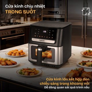 Nồi chiên không dầu Nhập Khẩu Fujihome 7 Lít A7DH công nghệ gia nhiệt kép