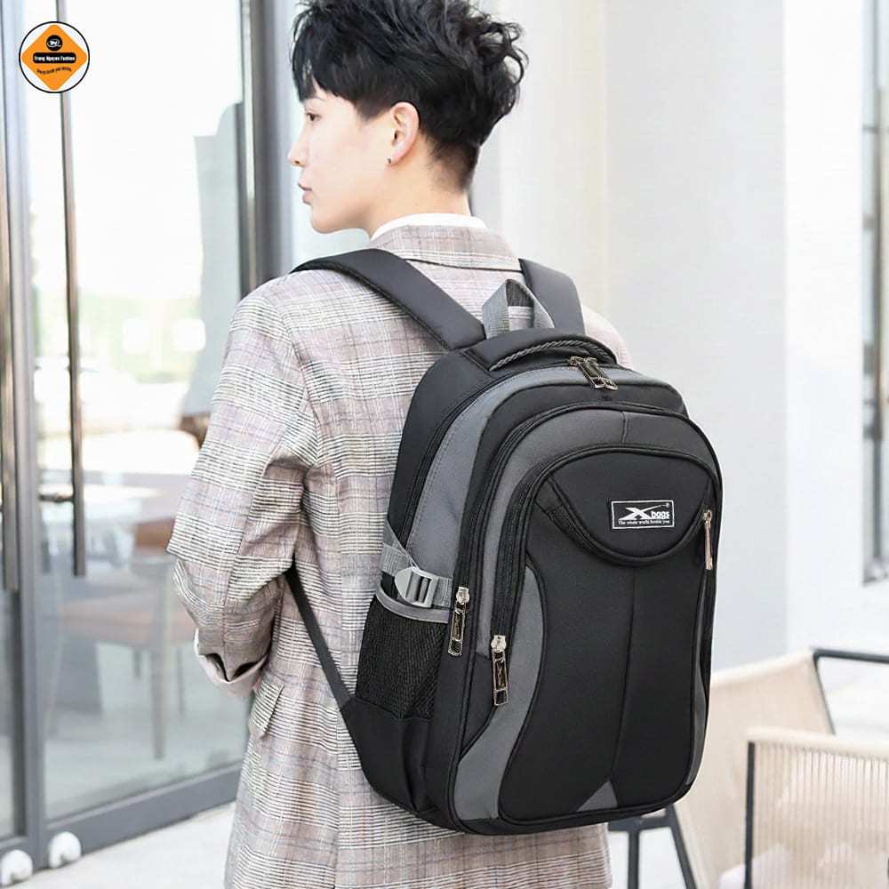 Balo Laptop Nam 15.6 Inch Chống Nước XBAGS Naituo XB2002 Màu Đen Cao Cấp, Sang Trọng, Nam Tính!