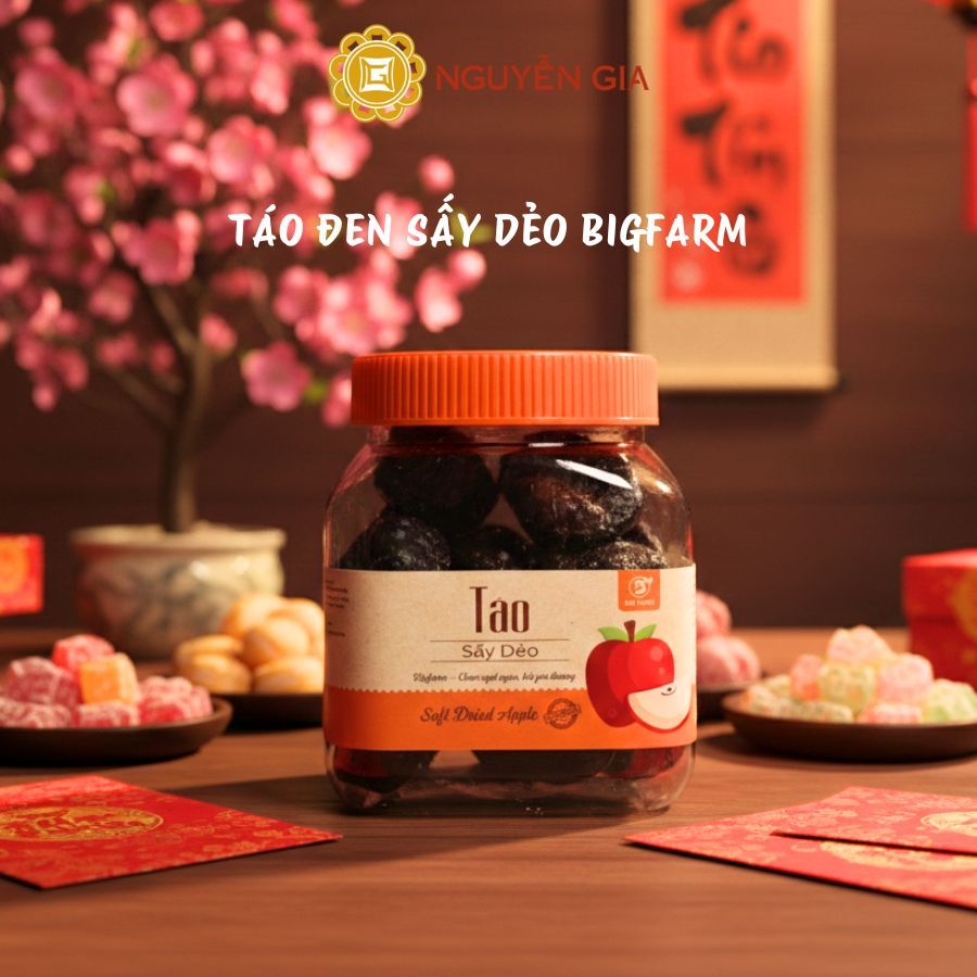 Táo Đen Sấy Dẻo Bigfarm 250g
