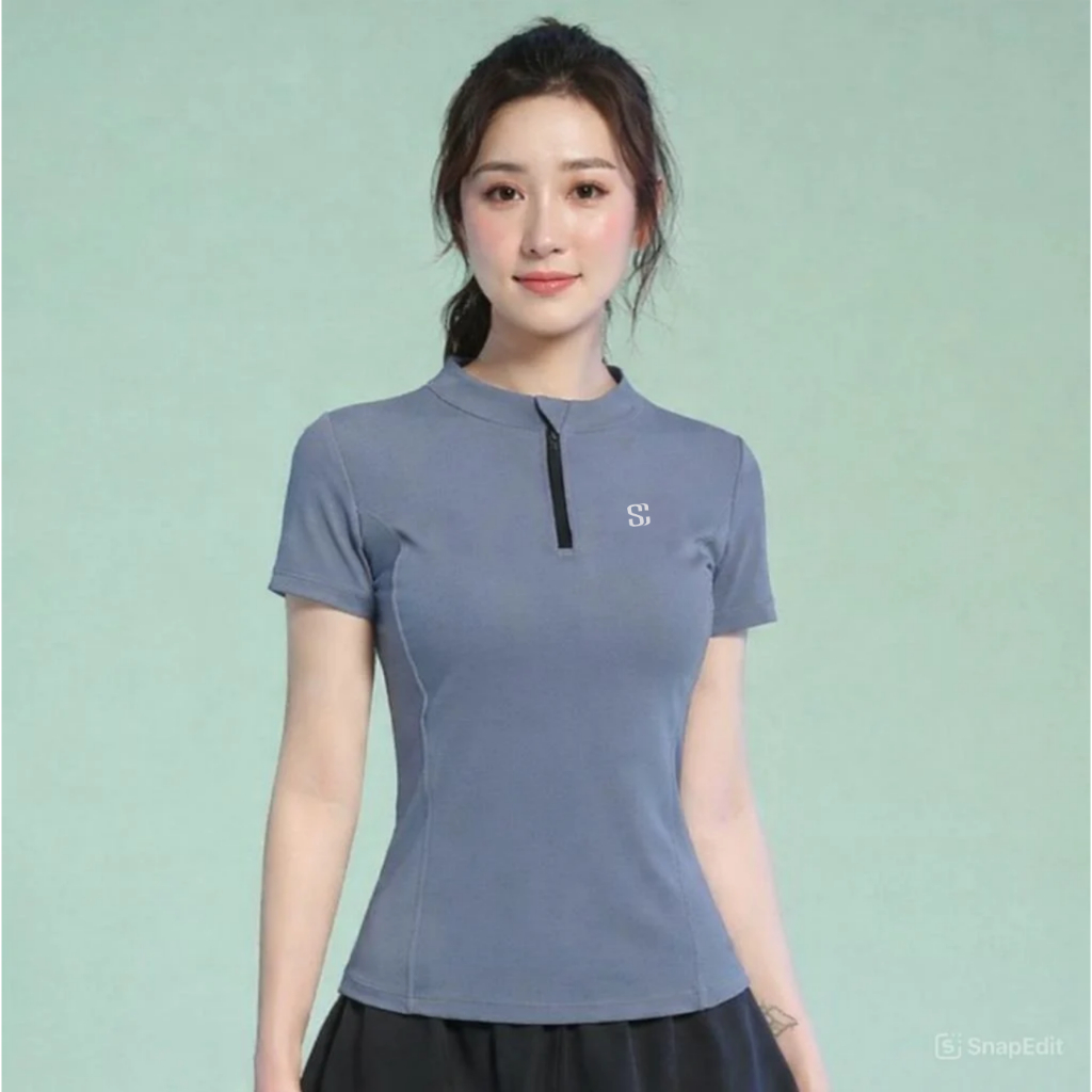 Bộ tập gym nữ SUNNYCHIC áo khóa quần khóa, quần áo tập gym yoga aerobic đạp xe, chạy bộ nữ chất đẹp [166]