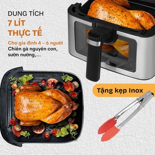 Nồi chiên không dầu Nhập Khẩu Fujihome 7 Lít A7DH công nghệ gia nhiệt kép