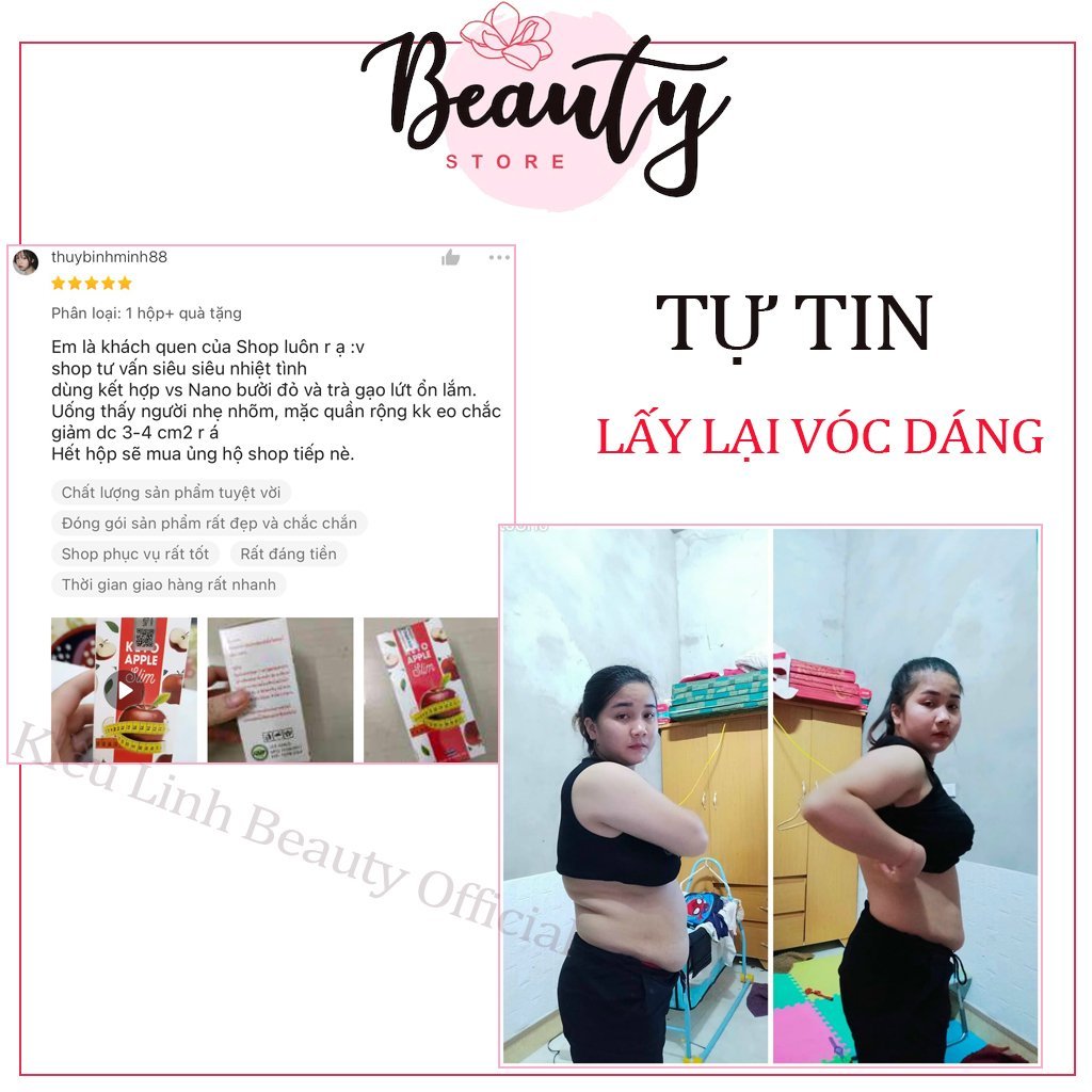 Giảm Cân Cấp Tốc Keto Apple Slim Thảo Mộc Giảm Câ.n Thái Lan Dành riêng cho người khó giảm 30 viên