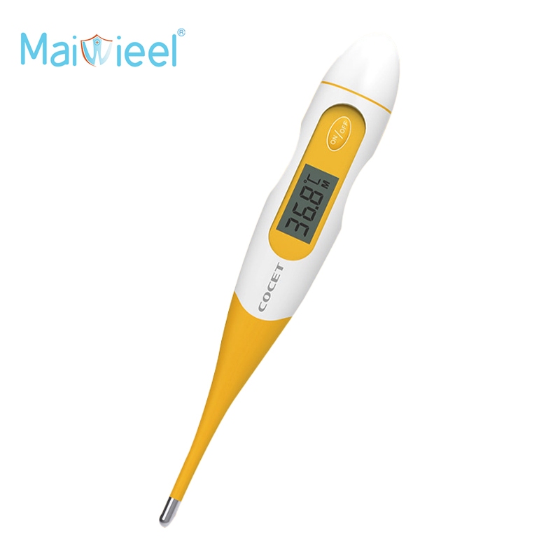 Nhiệt Kế Điện Tử MaiWieel Đo Siêu Nhanh 30 Giây Kẹp Nách/Miệng Chính Xác Cao Đầu Dẻo An Toàn Chống