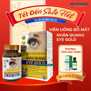 Viên Uống Bổ Mắt EYE GOLD Tăng Cường Thị Lực Mắt Chống Mỏi Mắt Cho Người Già Và Trẻ Em