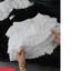 TVK009 - Chân váy tầng bèo cho bé gái màu trắng đen phối đồ hiphop năng động size 10-45kg