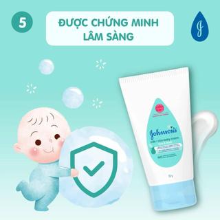 Kem Dưỡng Thể Johnson's Baby Chiết Xuất Sữa Và Gạo Milk & Rice Baby Cream (50g)