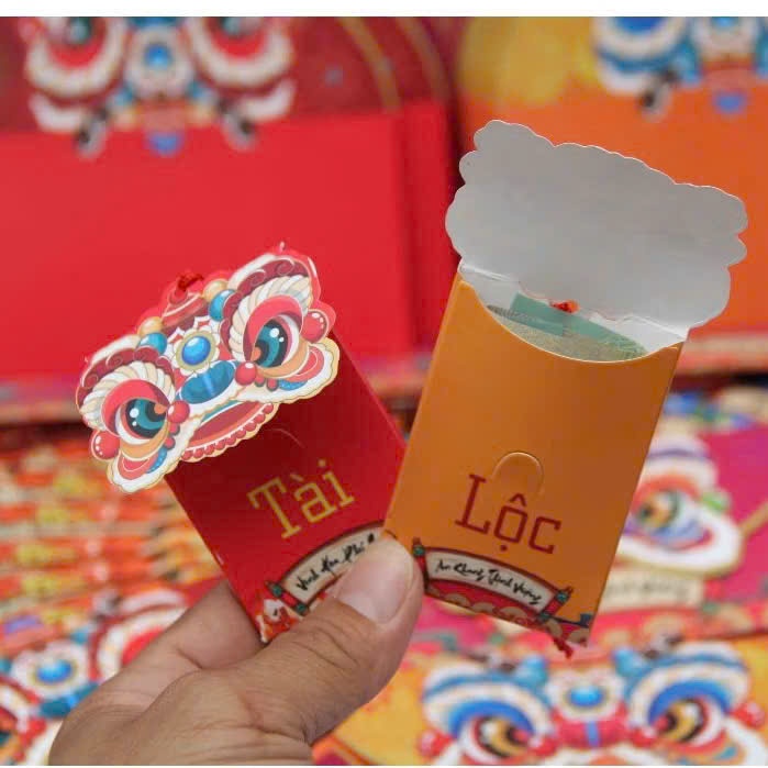 Bao Lì Xì Lân, Bao Lì Xì Treo Trang Trí Nhà Cửa Tết