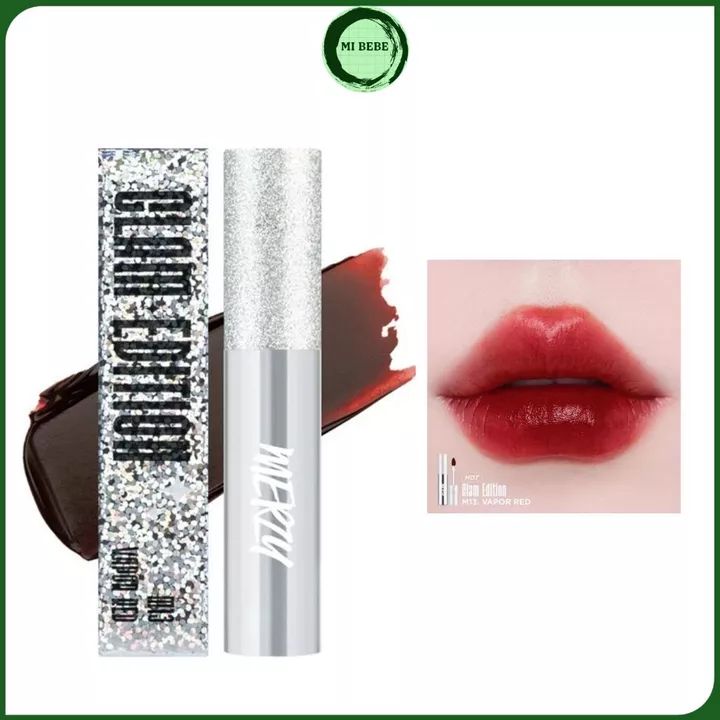 Son Kem Lì Merzy M13 GLam Vỏ Bạc Mịn Mướt The Mellow Tint Chính Hãng 4g - Mibebe
