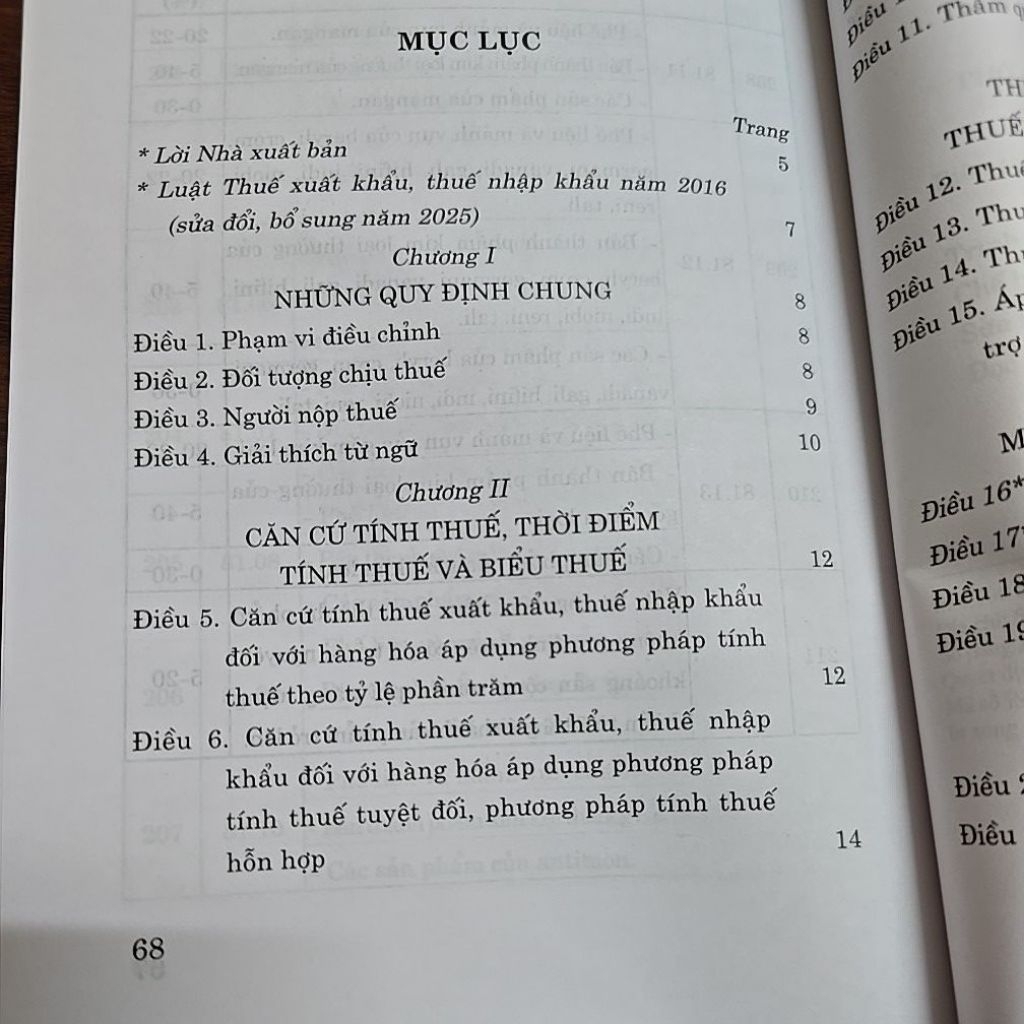 Sách - Luật thuế xuất khẩu, thuế nhập khẩu (NXB Chính trị quốc gia sự thật)