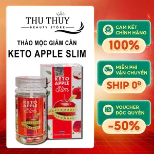 Giảm Cân Cấp Tốc Keto Apple Slim Thảo Mộc Giảm Câ.n Thái Lan Dành riêng cho người khó giảm 30 viên