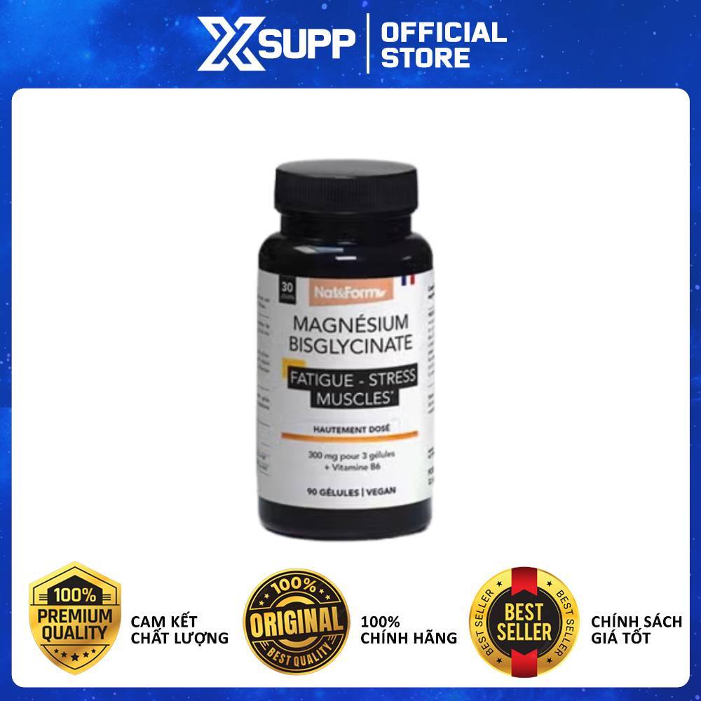 Nat&Form Magnesium Bisglycinate – Dùng Hàng Ngày An Tâm