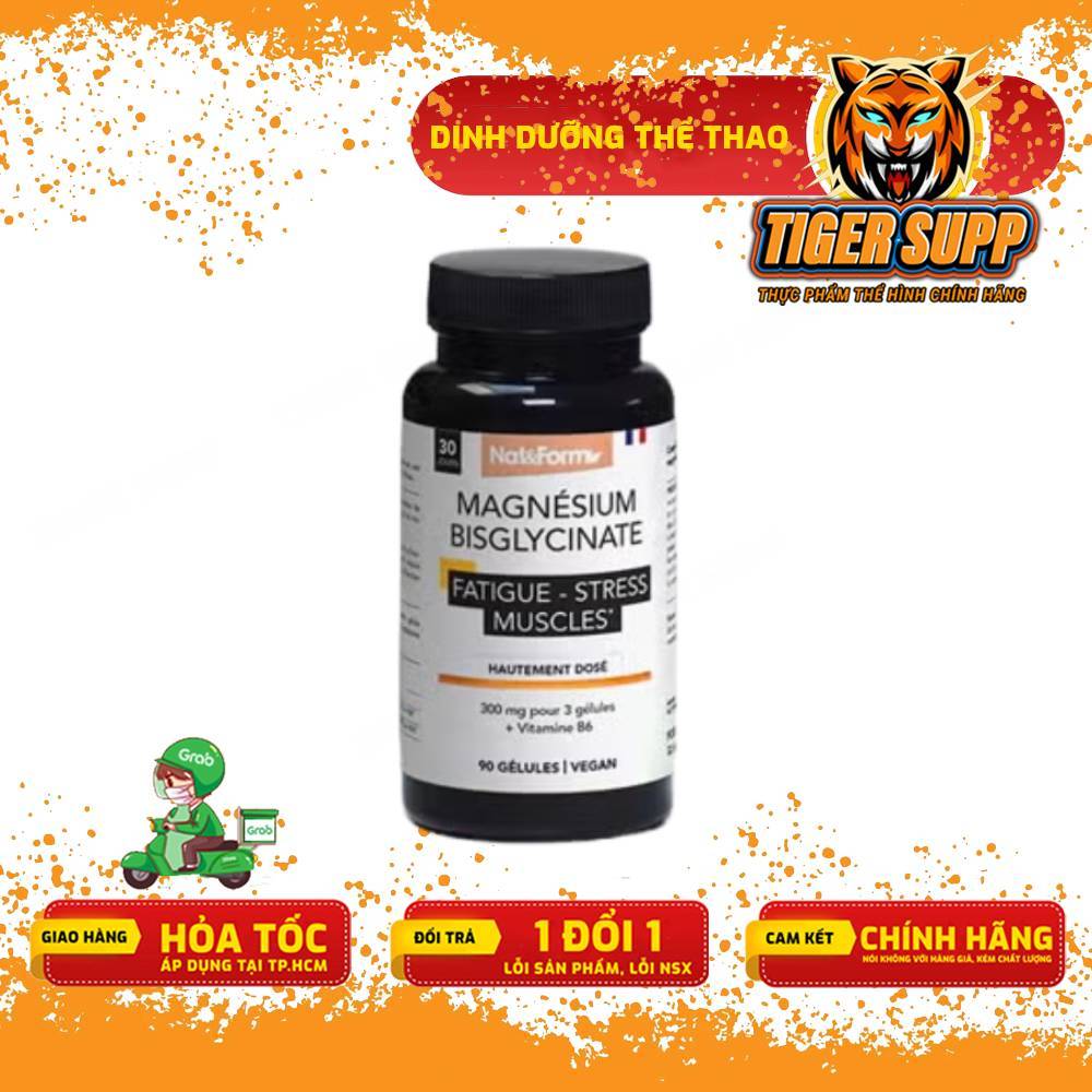Nat&Form Magnesium Bisglycinate – Hỗ Trợ Thư Giãn Cơ Thể