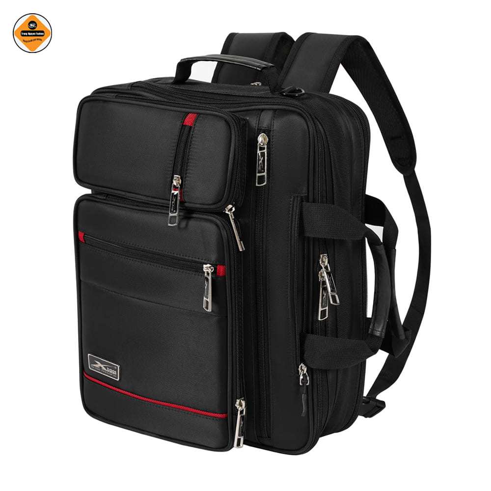 Cặp Học Sinh Đa Năng Xbags Pride XB 4102 Màu Đen Sang Trọng, Chống Nước, Đựng Được Laptop 17 Inch!