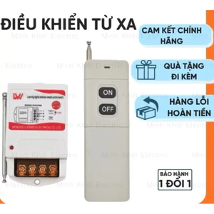 Công Tắc Điều Khiển Từ Xa có học lệnh 1000m 220v,bật đèn từ xa, điều khiển tự động honest Cao Cấp