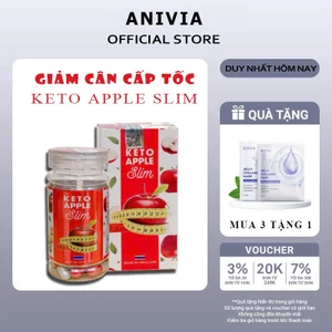 Viên uống giảm cân giảm béo Keto Apple Slim Táo – giảm mỡ hiệu quả, đốt mỡ nhanh, không cần ăn kiêng