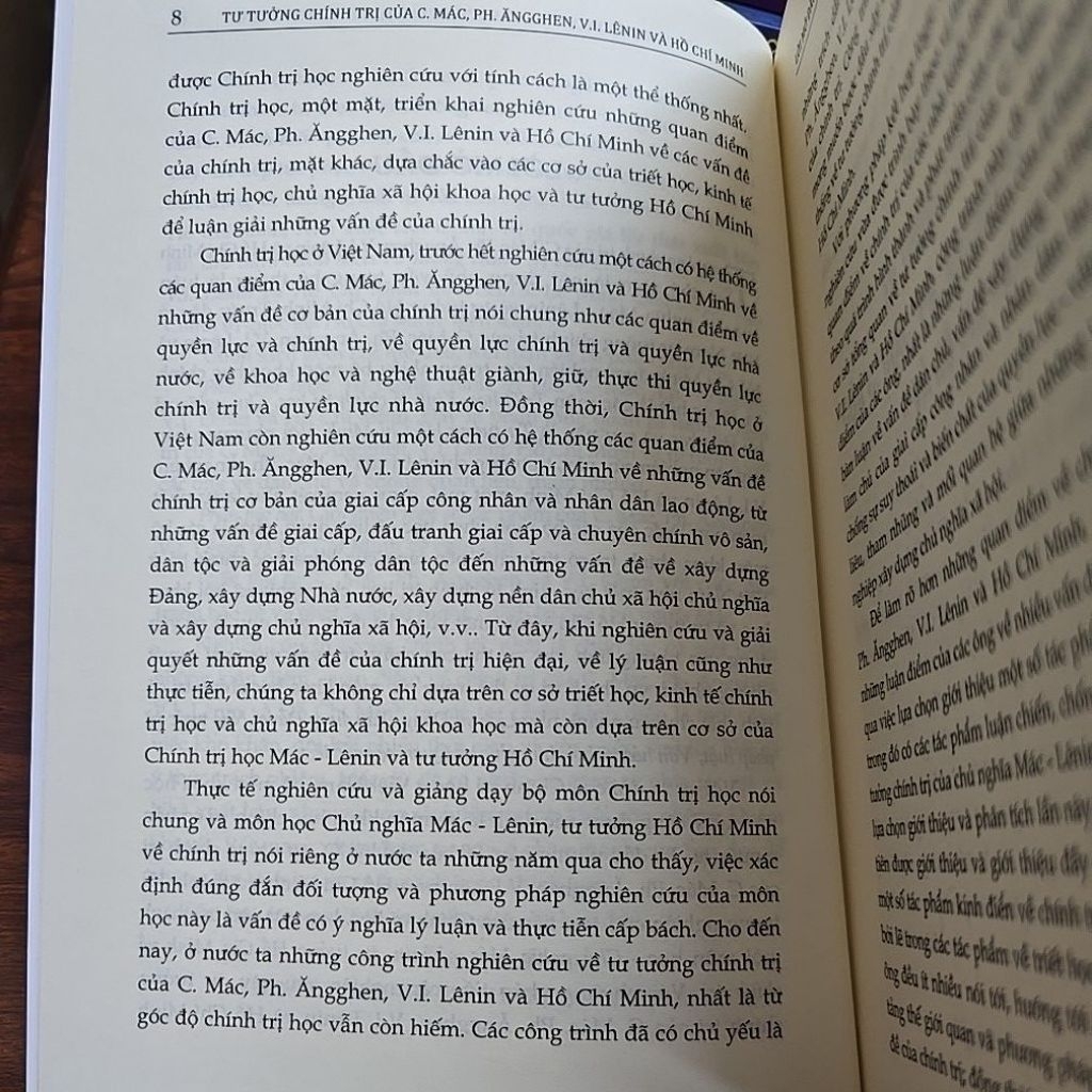 Sách - Tư tưởng chính trị của C.Mác, Ph.Ăngghen, V.I.Lênin và Hồ Chí Minh
