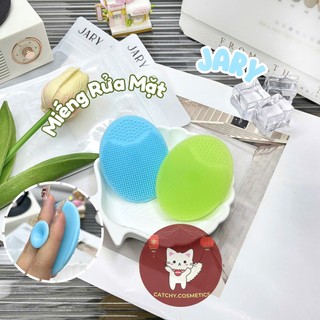 [JARY] Miếng Rửa Mặt Jary Silicon, Làm Sạch Bụi Bẩn Giúp Da Thông Thoáng