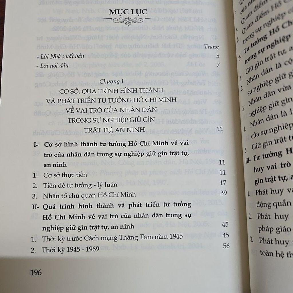 Sách - Tư tưởng Hồ Chí Minh về vai trò của nhân dân trong sự nghiệp giữ gìn trật tự...