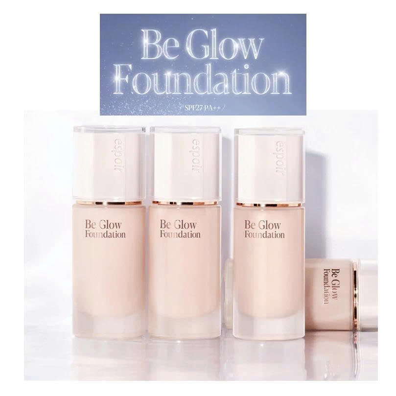 Kem Nền Căng Bóng Rạng Rỡ ESPOIR Be Glow Foundation 2025 SPF27 PA++ 30g