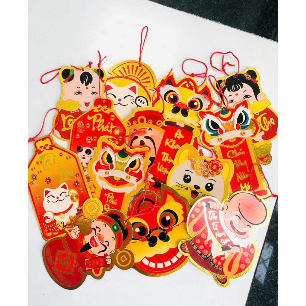 THẺ TREO ÁNH VÀNG - SIÊU HOT trang trí tết